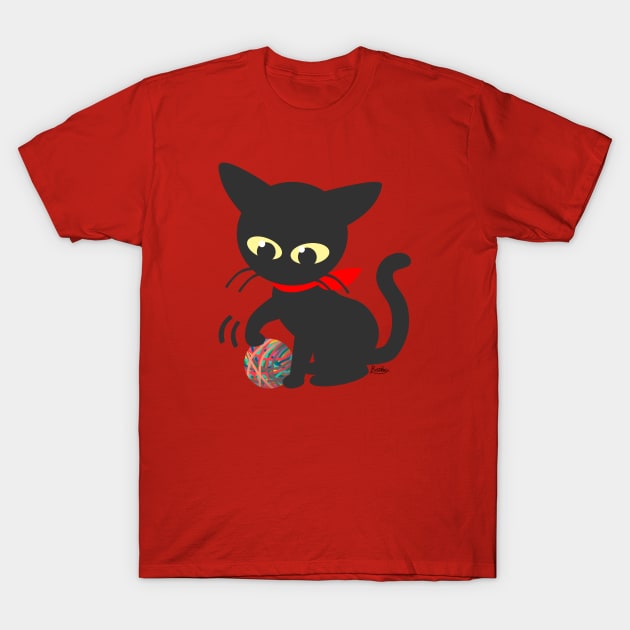 Playing with the ball T-Shirt by BATKEI